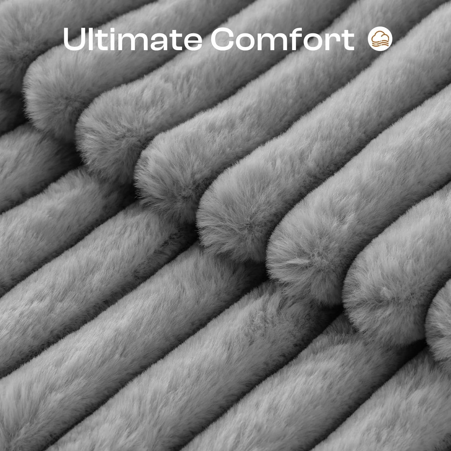 Gadvera Dog Sofa Bed - Soft & Fluffy Cat Bed with Removable Washable Cover - Grey