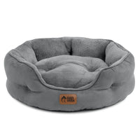 Gadvera Round Cat Bed - Washable, Slip-Resistant, Reversible Cushion
