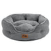 Gadvera Round Cat Bed - Washable, Slip-Resistant, Reversible Cushion
