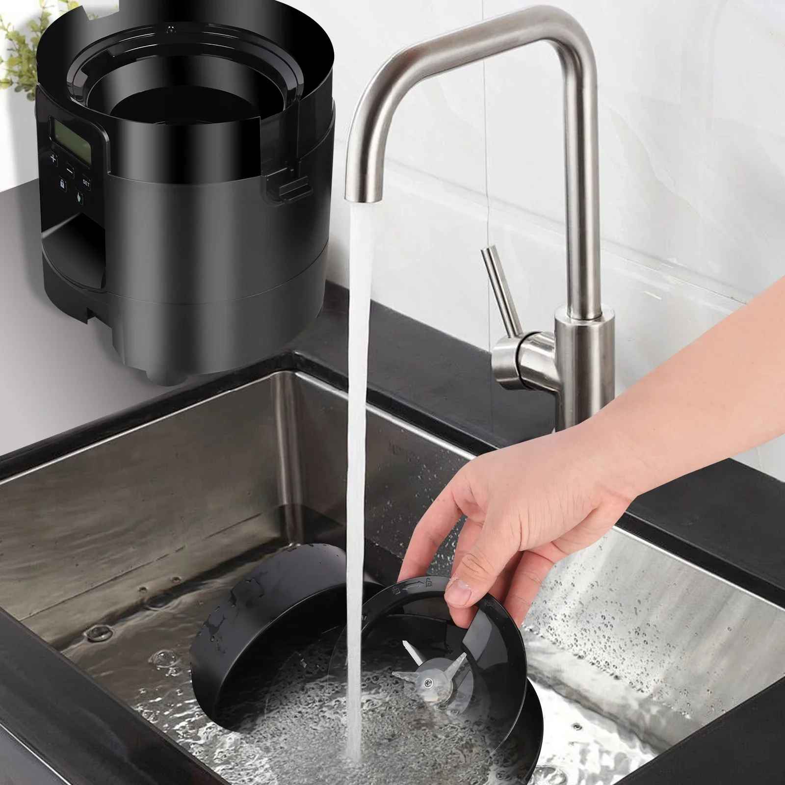 2L Smart Automatic Pet Feeder – Wi-Fi App Control Food Dispenser for Cats & Dogs | Timed Portion Control, Dry Food Bowl