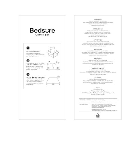 Gadvera XL Orthopedic Dog Bed - Extra Thick, Waterproof, Washable