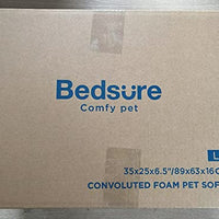 Gadvera Large Orthopedic Dog Bed Sofa - Washable, U-Shape Bolster, Waterproof