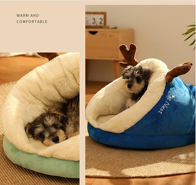 Luxury Pet Bed for Dogs & Cats - Plush Orthopedic Cushion Sofa with Removable Washable Cover - Non-Slip Bottom - Multiple Sizes