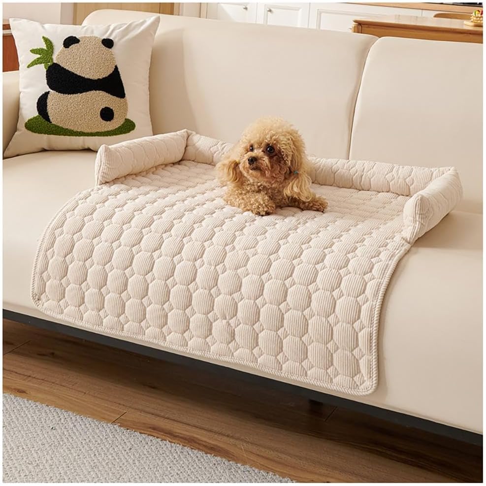 Gadvera Fluffy Calming Dog Bed - Washable, Non-Skid Bottom, Soft & Warm Cushion