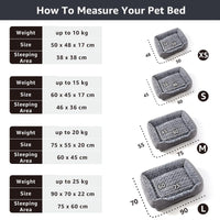 Gadvera Small Dog Bed - Washable Plush