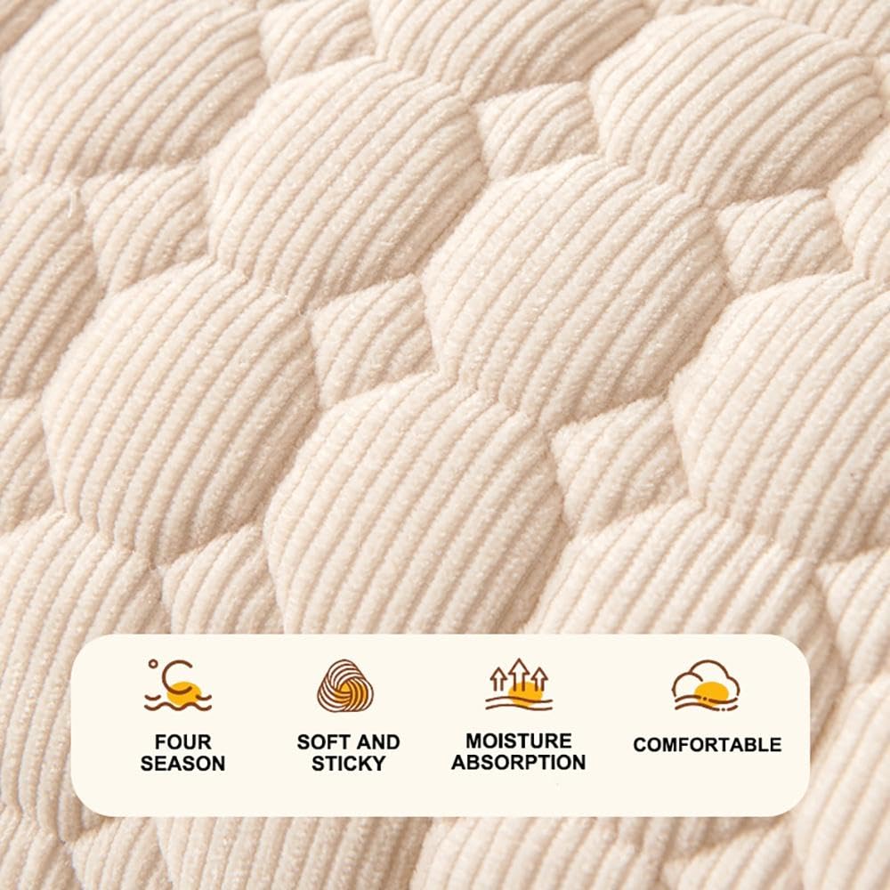 Gadvera Fluffy Calming Dog Bed - Washable, Non-Skid Bottom, Soft & Warm Cushion - Green