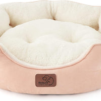Gadvera Round Cat Bed - Washable, Slip-Resistant, Reversible Cushion