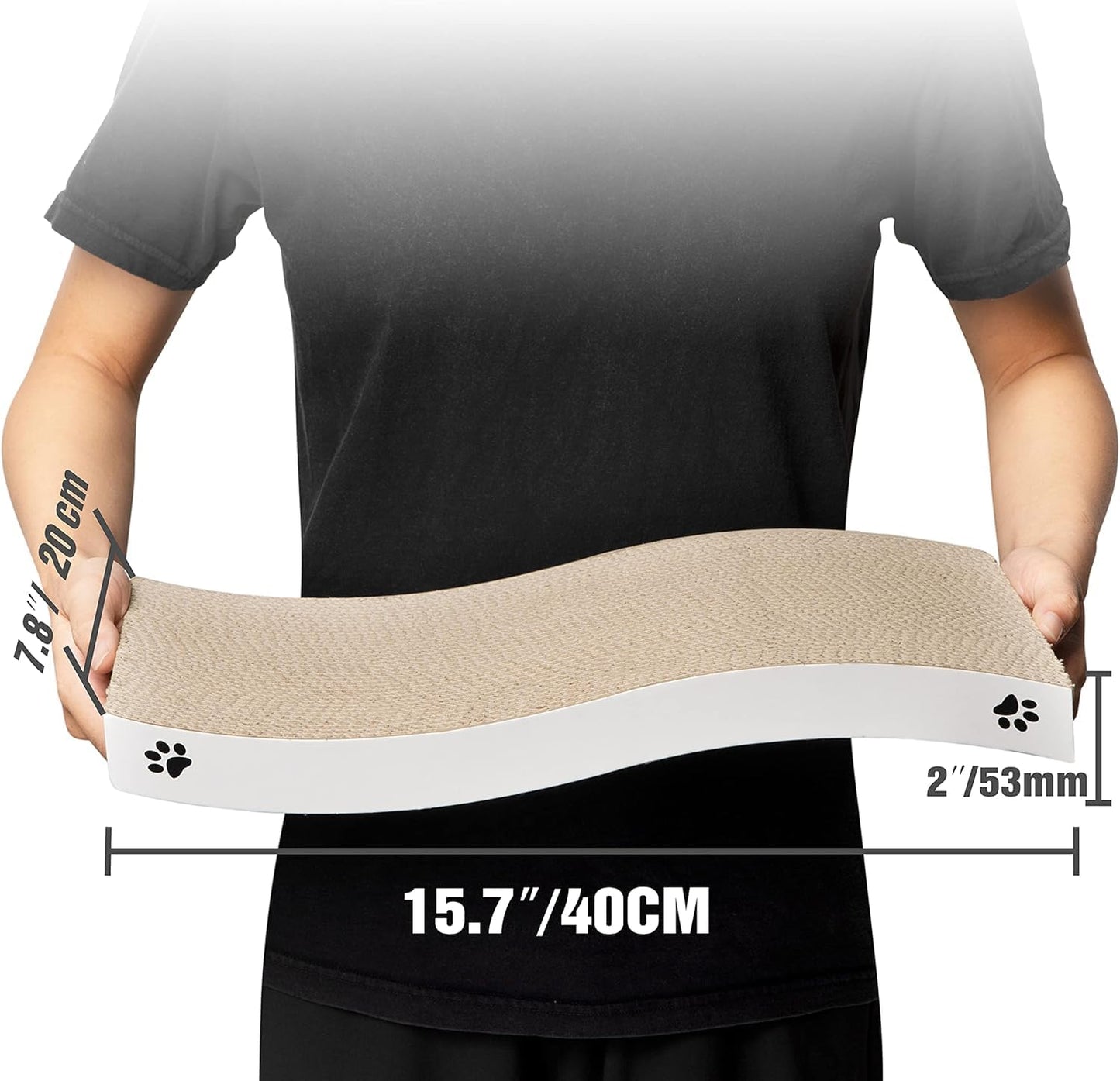 Gadvera Double-Sided Cat Scratching Board with Catnip - Durable & Recyclable