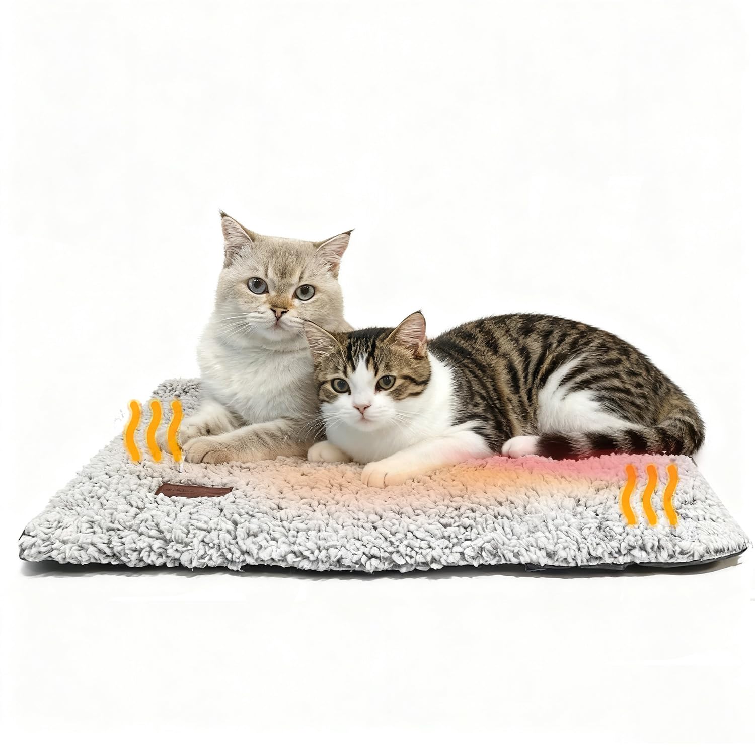 Gadvera Self-Heating Cat Bed - Washable Warming Pet Pad, Electric-Free, Non-Slip, 74x47cm