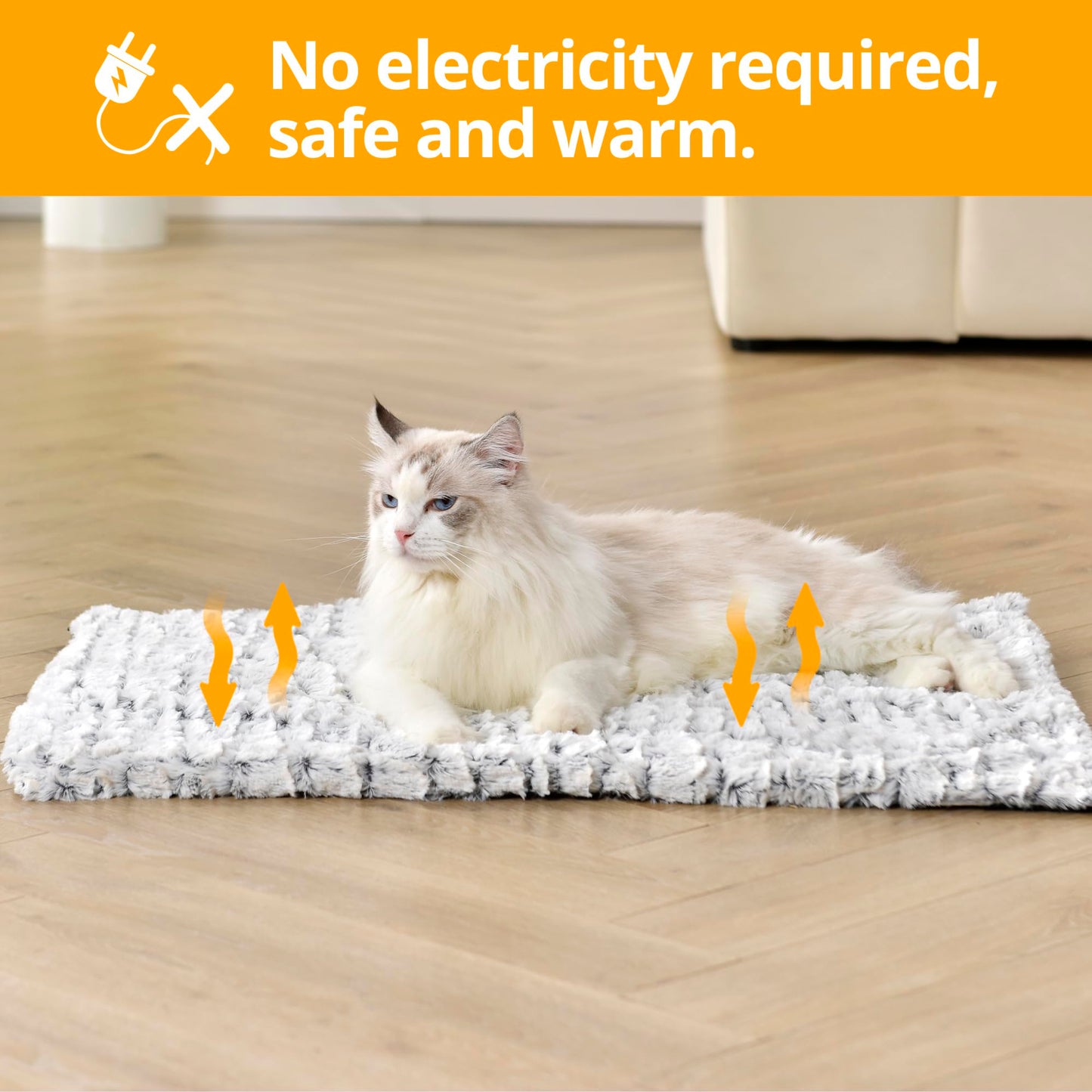 Gadvera Self-Heating Pet Pad - Electric-Free, Warm Cat & Dog Mat