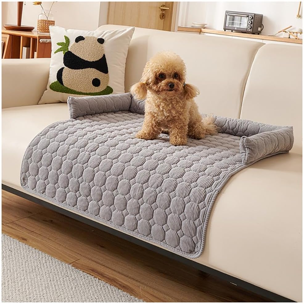 Gadvera Fluffy Calming Dog Bed - Washable, Non-Skid Bottom, Soft & Warm Cushion