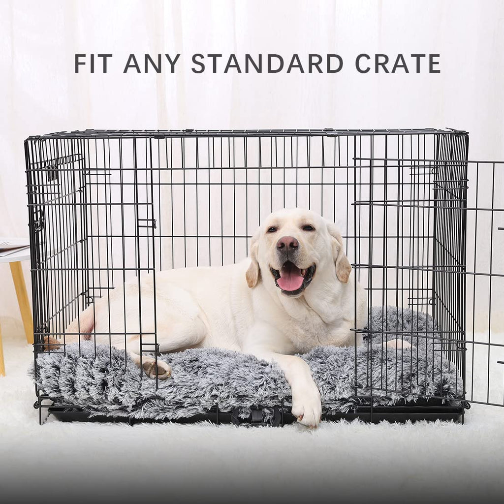 Gadvera Large Dog Bed - Washable, Calming Plush Mattress with Anti-Slip Bottom, 90x60x8cm