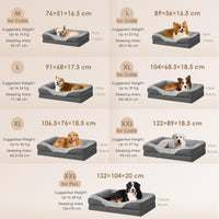 Gadvera Memory Foam Dog Bed - Orthopedic, Waterproof