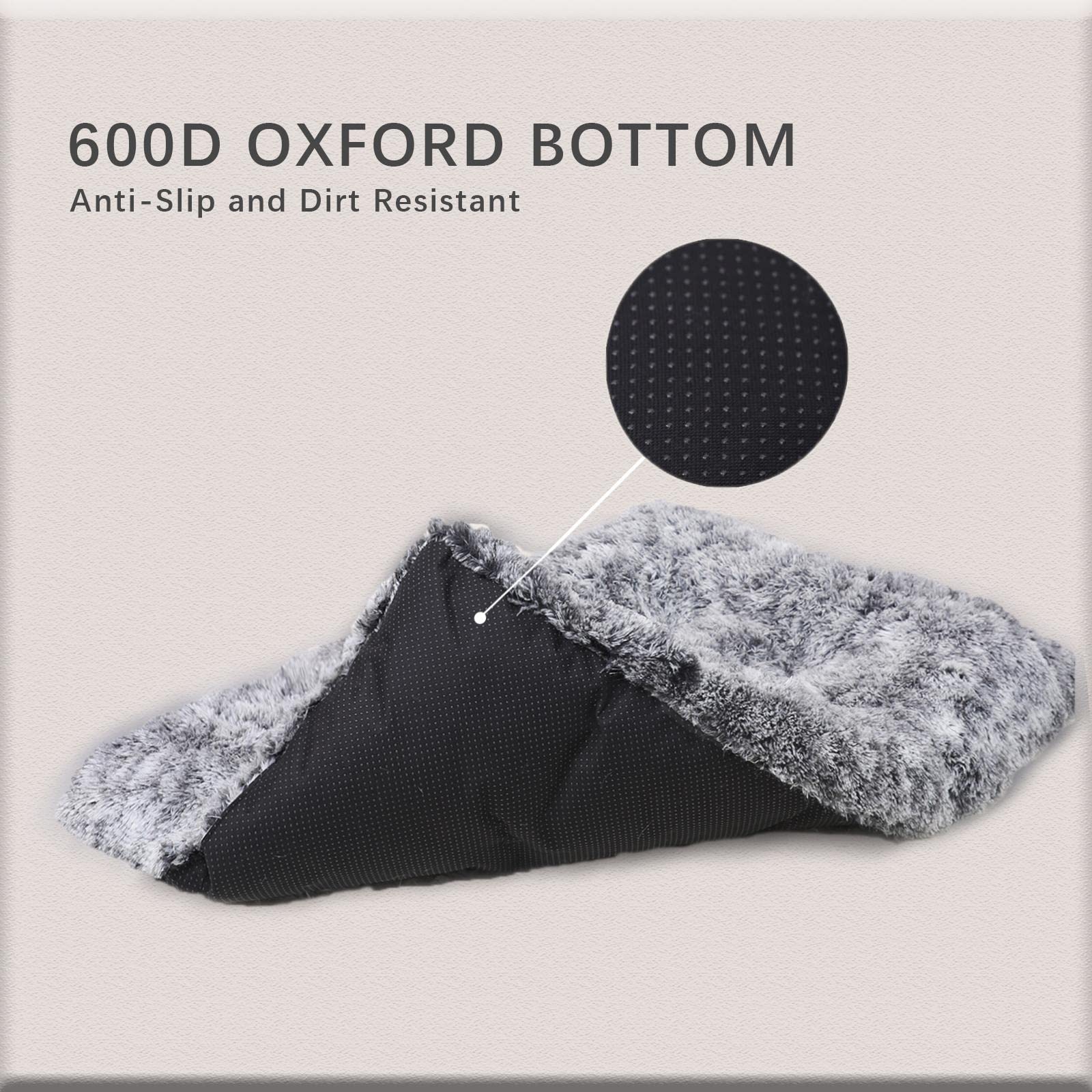 Gadvera Large Dog Bed - Washable, Calming Plush Mattress with Anti-Slip Bottom, 90x60x8cm