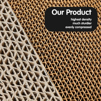 Gadvera Double-Sided Cat Scratching Board with Catnip - Durable & Recyclable