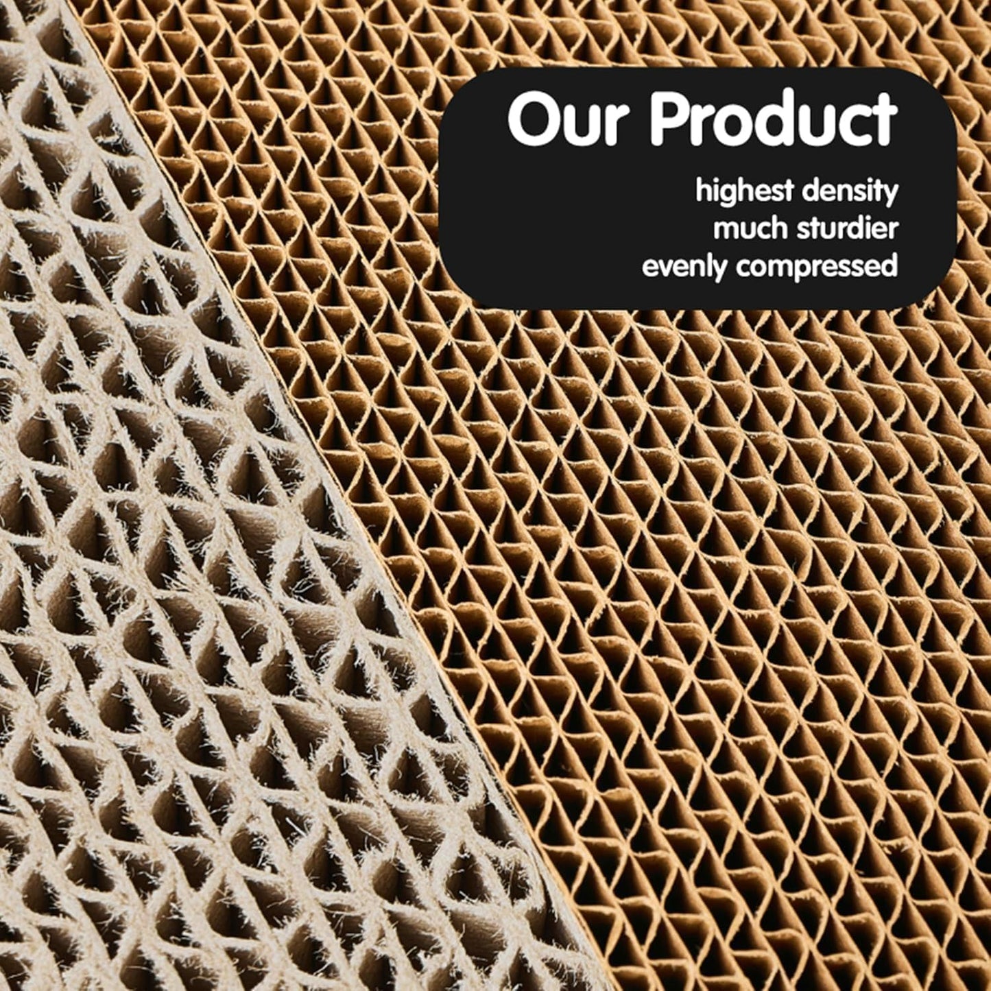 Gadvera Double-Sided Cat Scratching Board with Catnip - Durable & Recyclable