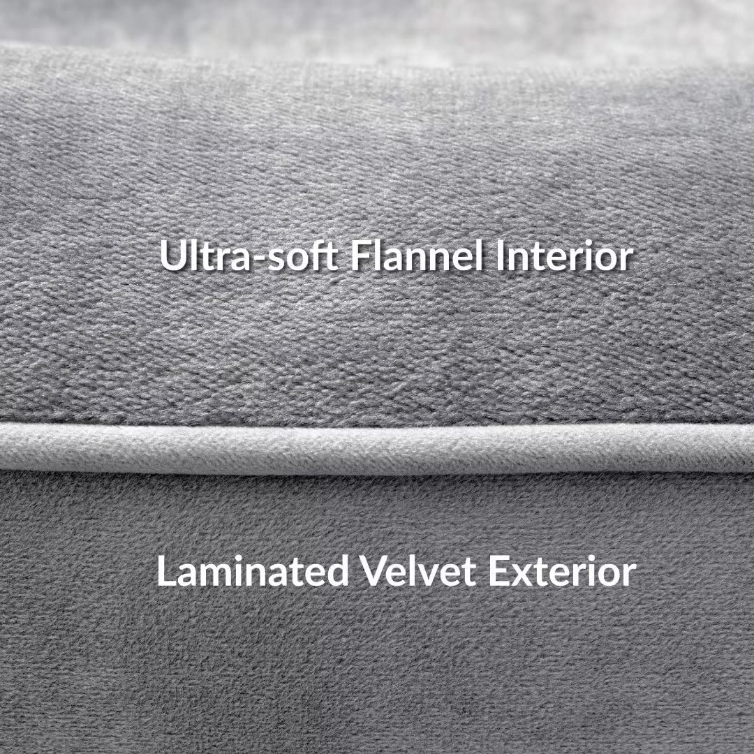 Gadvera Large Orthopedic Dog Bed Sofa - Washable, U-Shape Bolster, Waterproof