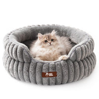 Gadvera Donut Cat Bed - Washable, Anti-Anxiety, Non-Slip for Cats & Small Dogs