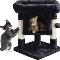 Gadvera 59cm Cat Tree - Scratching Post, Condo & Hanging Ball