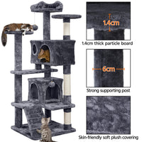 Gadvera 138.5cm Cat Tree - Scratching Posts, Condos & Ladde
