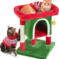 Gadvera 59cm Cat Tree - Scratching Post, Condo & Hanging Ball