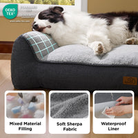 Gadvera XL Orthopedic Dog Bed - Extra Thick, Waterproof, Washable