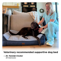 Gadvera XL Orthopedic Dog Bed - Extra Thick, Waterproof, Washable