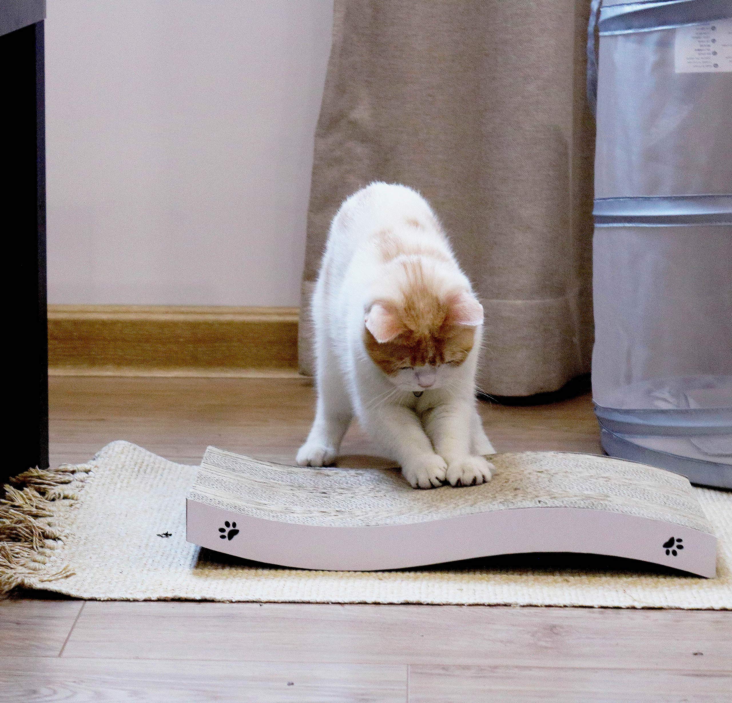Gadvera Double-Sided Cat Scratching Board with Catnip - Durable & Recyclable